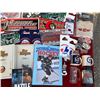 Image 1 : LOT OF SPORTS COLLECTIBLE AND MEMORABILIA INVENTORY LOT, INCLUDES ALL KINDS OF REAM FAN COLLECTIBLES