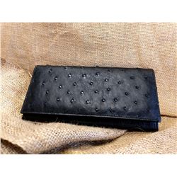 Full Ostrich Leather Purse
