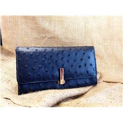 Full Ostrich Leather Purse