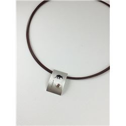 Pendant: Aardvark with Tourmaline