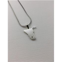 Pendant: Namibia with Diamond