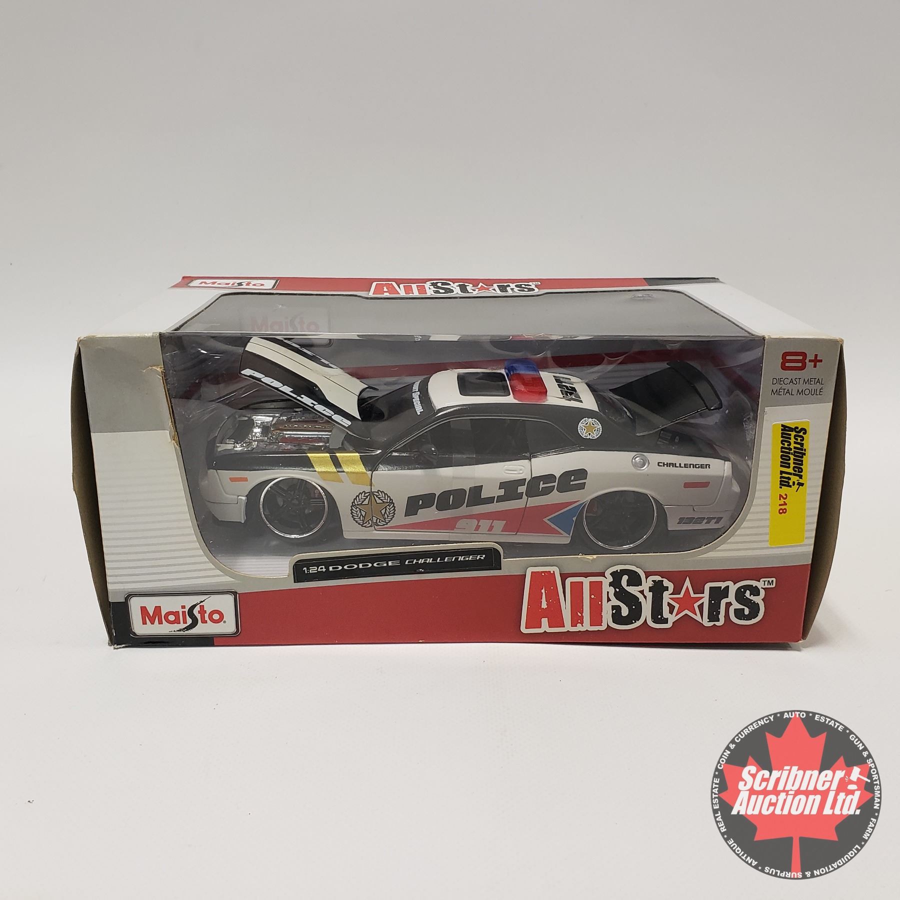 Maisto: Police Car Dodge Challenger (1/24 Scale)