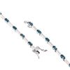 Image 3 : Natural LONDON BLUE TOPAZ Bracelet