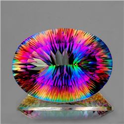 Natural Rainbow Mystic Quartz 20x15 MM - VVS