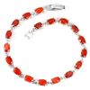 Image 1 : NATURAL AA ORANGE FIRE OPAL OVAL Bracelet