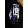 Image 2 : Stunning Amethyst Eternity Band 45.25 Carats