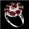 Image 2 : Natural Top Blood Red Ruby Ring