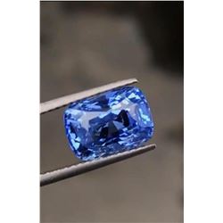 Natural Unheated Blue Sapphire 5.13 Ct - Certified