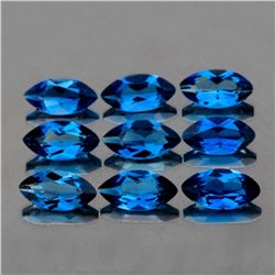 Natural London Blue Topaz (6 Pcs) 8x4 MM - FL