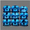 Image 1 : Natural Swiss Blue Topaz 9 Pcs  - Flawless