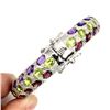 Image 3 : Natural Peridot Amethyst Rhodolite Garnet Bangle