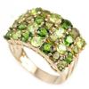 Image 3 : NATURAL CHROME DIOPSIDE TOURMALINE & PERIDOT Ring