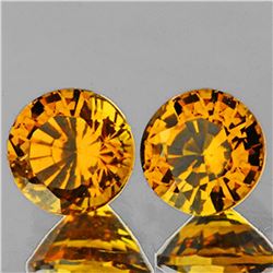 Natural AAA Golden Yellow Mali Garnet Pair - Flawless