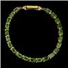 Image 1 : Natural Columbian Green Emerald 61.35 Ct Bracelet