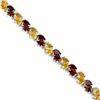 Image 2 : NATURAL MULTI COLOR CITRINE & GARNET Bracelet