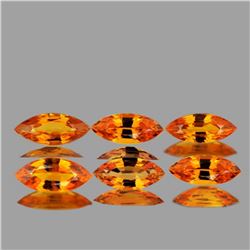 NATURAL ORANGE SAPPHIRE 5x2.5 MM - FL