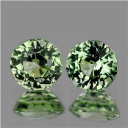 Natural AAA Bright Green Sapphire Pair - VVS