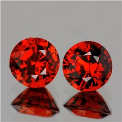 Natural Mandarin Orange Spessartite Pair 5.30 mm - VVS