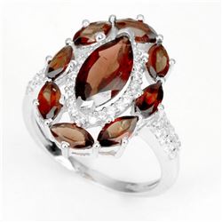 Natural African Garnet 21.46 Cts Ring