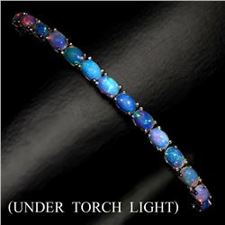 Natural Untreated White Opal 74.54 Cts Bracelet