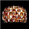 Image 1 : Natural Top Rich Orange Sapphire Ring