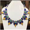 Image 1 : Tibet Hand Made Turquoise & Lapis Lazuli Necklace
