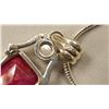 Image 4 : OUTSTANDING 9 CT RUBY PENDANT.