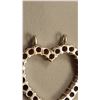Image 4 : SPARKLING 8.35 CT RED GARNET  HEART PENDANT.