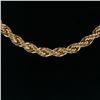 Image 2 : AWESOME 45 GRAM 14 KT GOLD PLATED ROPE CHAIN.