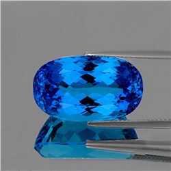 NATURAL INTENSE SWISS BLUE TOPAZ 15 MM  [IF-VVS]