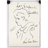 Image 2 : Jean Cocteau French Cubist Ink on Paper