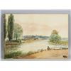 Image 2 : Winston Churchill Watercolor on Board Landscape