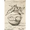 Image 1 : Rene Magritte Belgian Surrealist Charcoal on Paper