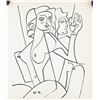 Image 1 : Le Corbusier French-Swiss Ink on Paper Signed L-C