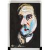 Image 2 : British Expressionist Oil Paper Signed Illegibly
