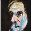Image 3 : British Expressionist Oil Paper Signed Illegibly