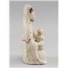 Image 4 : Chinese Shoushan Stone Carved Guanyin Statue