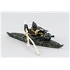 Image 1 : Inuit Stone Carved Man in Kayak Signed Ricky Jaw