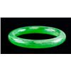 Image 1 : Chinese Green Jade Carved Bangle