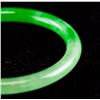 Image 3 : Burma Green Jadeite Carved Bangle