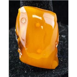 Chinese Old Amber Ring
