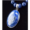 Image 2 : Chinese Lapis Pendant and Necklace