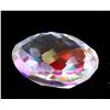 Image 2 : 14.50ct Oval Checker Rainbow Mystic Quartz Gem
