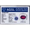 Image 4 : 6.15ct Oval Cut Blood Red Ruby Gemstone AGSL