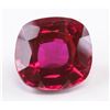 Image 1 : 8.20ct Cushion Cut Blood Red Ruby Gemstone AGSL
