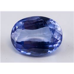 9.40ct Oval Cut Blue Sapphire Gemstone AGSL