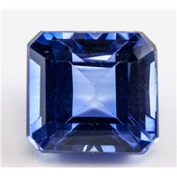 9.86ct Emerald Cut Blue Sapphire Gemstone