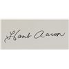 Image 2 : Hank Aaron Autographed Postcard JSA Letter