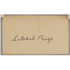 Image 2 : Satchel Paige Autographed Postcard GPC JSA