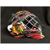 Image 1 : Tony Esposito Signed Chicago Blackhawks Goalie Mask Inscribed "70, 72, 74 Vezina" (Schwartz COA)